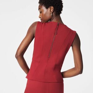 SPANX NWT The Perfect V-Neck Seamed Top 3X